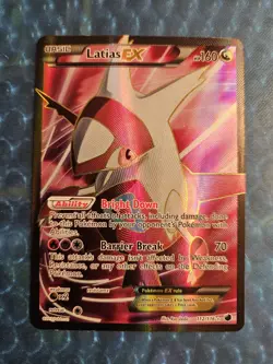 Pokemon Latias EX Full Art Holo Card 112/116. Very Nice Condition Ultra Rare - Image 1