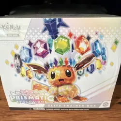 Pokemon TCG Scarlet Violet Prismatic Evolutions Elite Trainer Box ETB New Sealed - Image 1