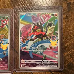 Pokemon TCG First Partner Illustration Collection Popplio 45 Litten 44 rowlet 43 - Image 4