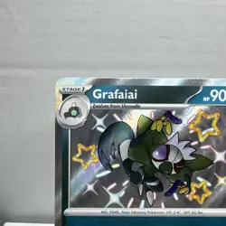Grafaiai #190/091 Pokemon TCG SV: Paldean Fates Baby Shiny Rare NEAR MINT NM - Image 3