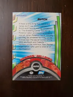 VLP! 2000 Topps Pokemon Series 2 #HV10 Butch Rainbow Foil TV AnimationEdition - Image 2