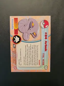 VLP! Arbok #24 HOLO FOIL TARGETS Topps Pokemon TV Animation Edition Black Label - Image 2