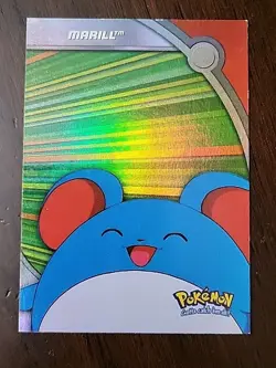 LP! Topps Pokemon Series 3 #HV15 Heroes and Villains Marill Rainbow Holo Foil - Image 1
