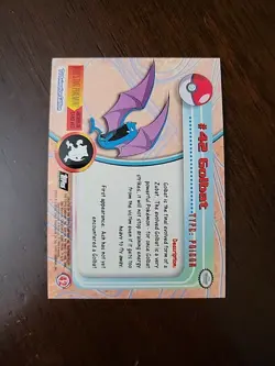 NM! TARGETS HOLO FOIL Golbat #42 Topps Black Label Series 1 Pokemon TCG - Image 2