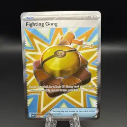 Pokemon Fighting Gong 168/132 Me01: Mega Evolution Ultra Rare Full Art Holo NM - Image 1