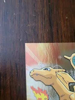 LP! TARGETS - Black Label Charizard #06 Embossed Holo Foil Topps Pokemon Series1 - Image 3