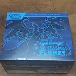 Pokemon TCG Mega Evolution Phantasmal Flames Elite Trainer Box Charizard Gengar - Image 1