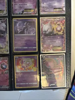 Pokemon TCG Mewtwo and Mew Collection Lot of 9 All Mint Condition No Duplicates - Image 3
