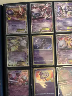Pokemon TCG Mewtwo and Mew Collection Lot of 9 All Mint Condition No Duplicates - Image 4