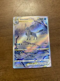 Pokemon TCG Crown Zenith Glaceon VSTAR Ultra Rare Holo NM - Image 1