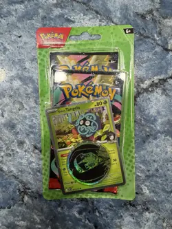 Pokemon Mega Evolution–Ascended Heroes Promo Booster 2 Pack Erika's Tangela Coin - Image 3