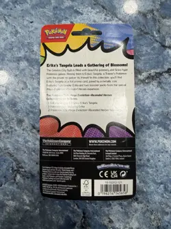 Pokemon Mega Evolution–Ascended Heroes Promo Booster 2 Pack Erika's Tangela Coin - Image 4