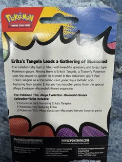 Pokemon Mega Evolution–Ascended Heroes Promo Booster 2 Pack Erika's Tangela Coin - Image 5