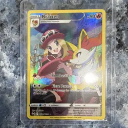 Pokemon Braixen TG01/TG30 Silver Tempest Trainer Gallery Ultra Rare Holo 2022 - Image 1