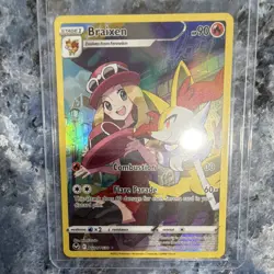 Pokemon Braixen TG01/TG30 Silver Tempest Trainer Gallery Ultra Rare Holo 2022 - Image 2