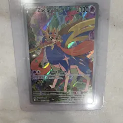 Zacian 100/094 Me02: Phantasmal Flames Illustration Rare Holo Pokemon TCG - Image 1