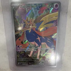 Zacian 100/094 Me02: Phantasmal Flames Illustration Rare Holo Pokemon TCG - Image 4
