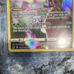 Pokemon Spiritomb Lost Origin Trainer Gallery TG09/TG30 Ultra Rare Full Art Holo - Image 4