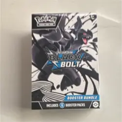 Pokemon Black Bolt Booster Bundle Box Zekrom Set Includes 6 Packs - Image 1
