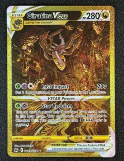 Giratina VSTAR GG69/GG70 SR Secret Rare Crown Zenith GG Pokemon TCG NM - Image 1