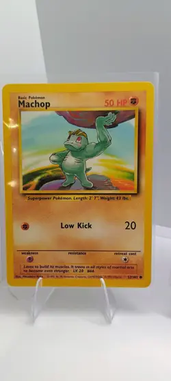 Pokemon TCG Base Set Machop Machoke Machamp Lot Wizards 1st Edition Holo - Image 2