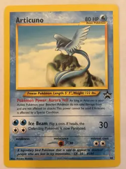2002 Pokemon TCG Articuno #48 WOTC Black Star Promo Vintage NM/Mint - Image 3