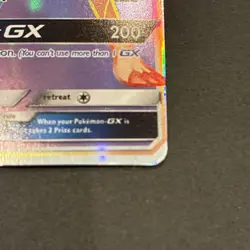 Lycanroc GX 155/147 Burning Shadows Rainbow Secret Rare Full Art Holo NM Pokemon - Image 5