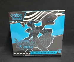 Pokemon Scarlet & Violet Black Bolt ETB New *Partial Plastic Rip* See Picture - Image 1