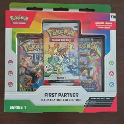 Pokemon TCG First Partner Illustration Collection Series 1 Promo Box English - Image 1