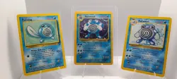 Pokemon TCG Base Set 2 Poliwag Poliwhirl Poliwrath Lot Wizards 2000 English - Image 1
