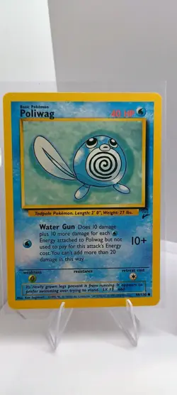 Pokemon TCG Base Set 2 Poliwag Poliwhirl Poliwrath Lot Wizards 2000 English - Image 2