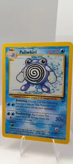 Pokemon TCG Base Set 2 Poliwag Poliwhirl Poliwrath Lot Wizards 2000 English - Image 3