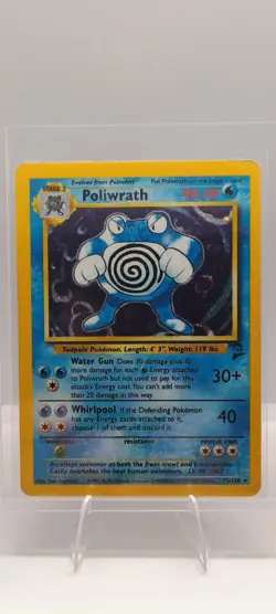 Pokemon TCG Base Set 2 Poliwag Poliwhirl Poliwrath Lot Wizards 2000 English - Image 4