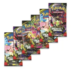 Pokemon TCG Mega Evolutions Perfect Order Booster Bundle (6 Packs) - Brand New - Image 2