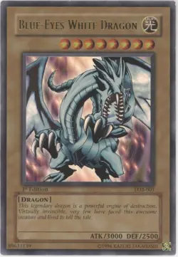 Blue-Eyes White Dragon Yu-Gi-Oh! Legends of Blue Eyes 1st Edition #001 - Image 1