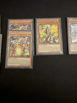 Yugioh Armed Dragon Thunder Deck - Dragon Ruler Blaze, Supreme Dark Armed LV10 - Image 3