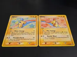 Pokemon Card TCG Minun 67/101 & Plusle 69/101 Hidden Legends Collection 2004 LP+ - Image 2