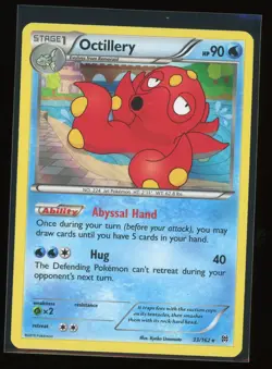 Pokemon BREAKthrough Octillery 33/162 Holo Rare XY Vintage Collectible TCG Card - Image 1