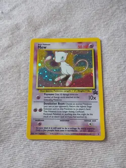 Mew 9 Holo WoTC Black Star Promo NM Pokemon Card TCG - Image 1
