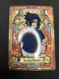 Sasuke Uchiha NARUTO NRSA01-SP-002L5 Naruto Kayou Card - ENGLISH - Heaven Scroll - Image 1