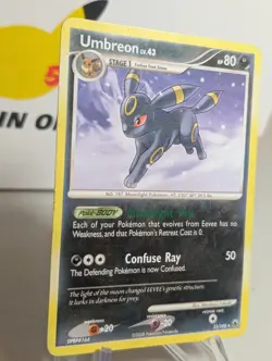 Umbreon LV.43 32/100 Rare Majestic Dawn 2008 Pokemon Card - LP - Image 2