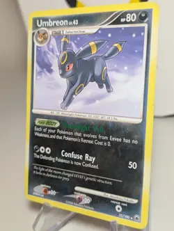 Umbreon LV.43 32/100 Rare Majestic Dawn 2008 Pokemon Card - LP - Image 3