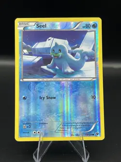 (NM) Seel 15/124 Reverse Holo Fates Collide Pokemon TCG Card 317a-33 - Image 1