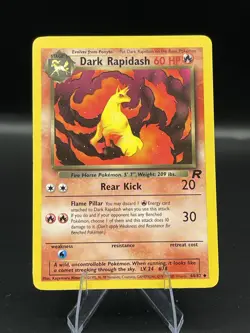 (NM) Dark Rapidash 44/83 Team Rocket Pokemon TCG Card 317a-54 - Image 1