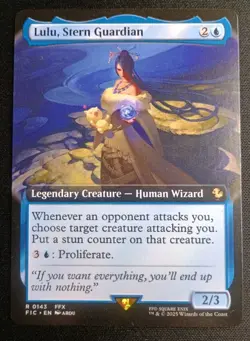 MTG Final Fantasy - Lulu, Stern Guardian - Extended Art Rare - Image 1