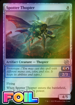x1 Spotter Thopter BRO MTG 80/287 FOIL UNCOMMON M/NM 1x - Image 1