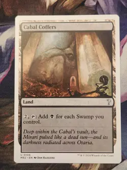 MTG Mystery Booster 2 - Cabal Coffers - White Border NM - Image 1