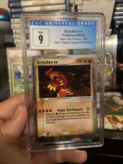 Pokemon Groudon ex 002 Nintendo Promo Holo EX Ruby & Sapphire - Image 1