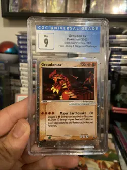 Pokemon Groudon ex 002 Nintendo Promo Holo EX Ruby & Sapphire - Image 2