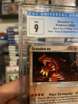 Pokemon Groudon ex 002 Nintendo Promo Holo EX Ruby & Sapphire - Image 4